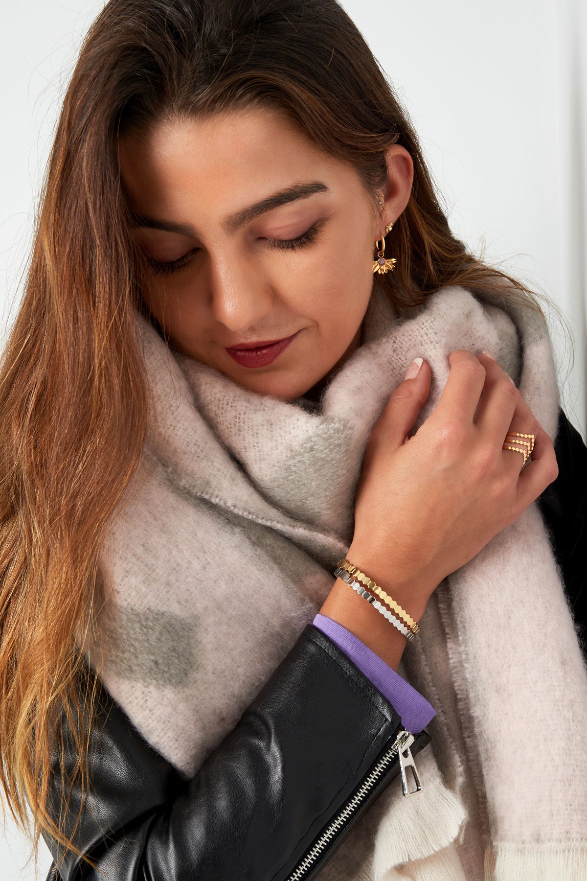 slavenarmband zeshoekjes