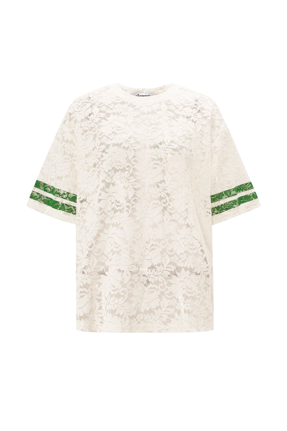 Polyester Fiber Women's T-shirt Sporty Color Clash