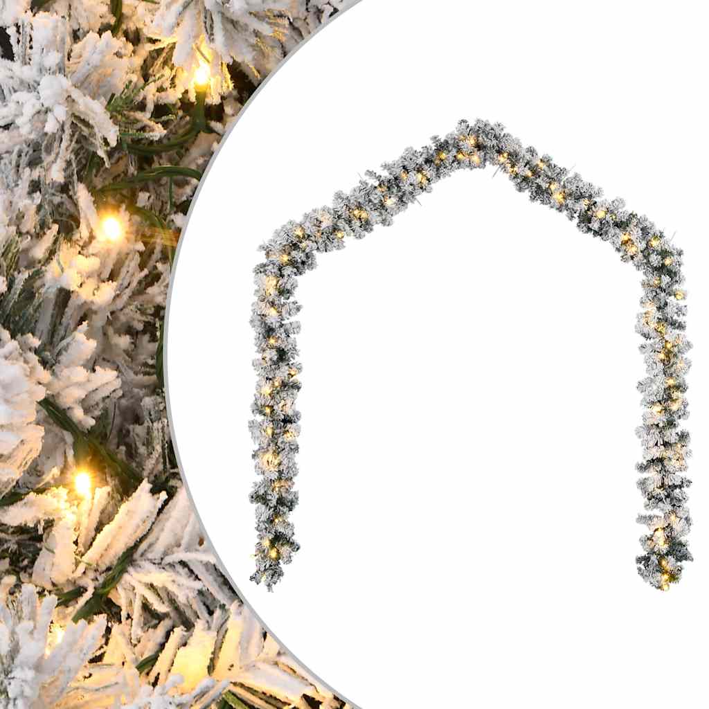 Kerstslinger Met Led-Lampjes Groen Pvc