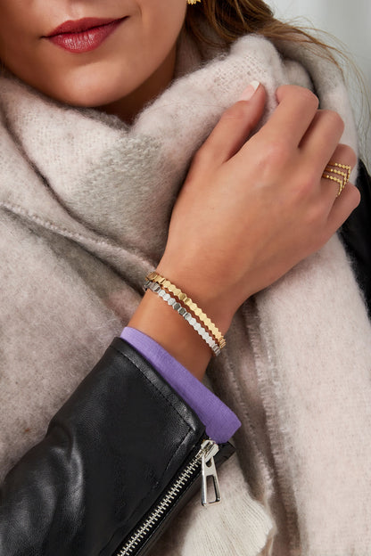 slavenarmband zeshoekjes