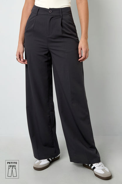 Woven Polyester Fiber Women's Straight Leg Pants Casual Fall/Winter