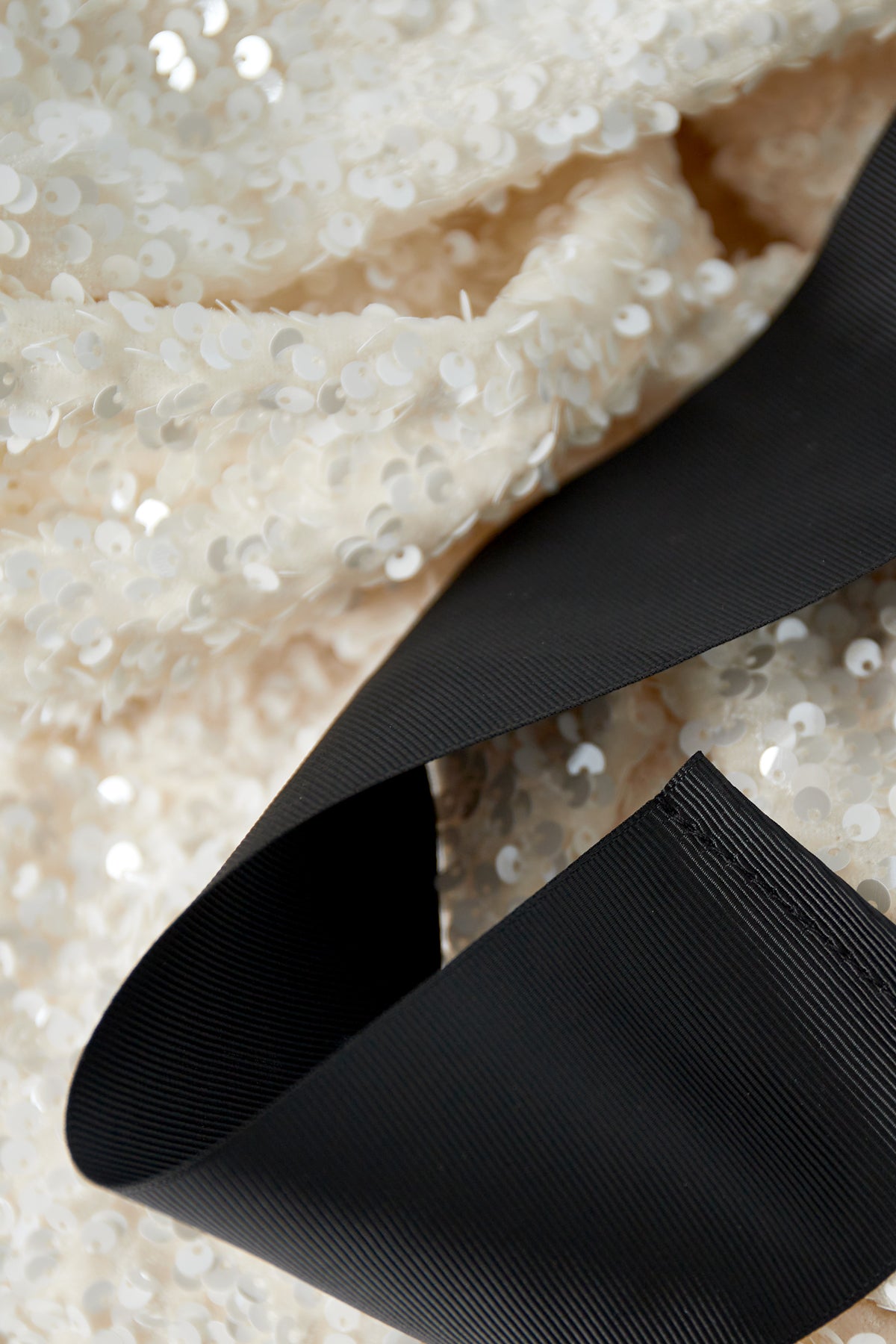 Polyester Long Sleeve Top Cropped Bow Detail