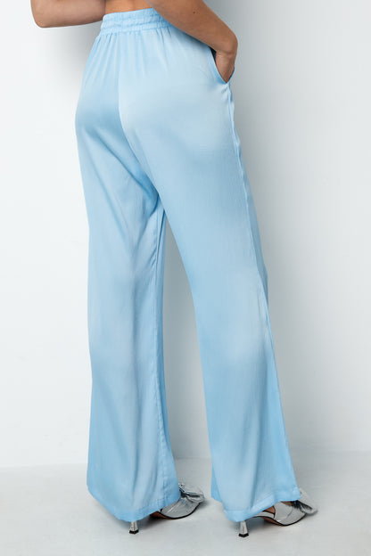 Woven Polyester Women's Straight Pants Casual Solid Color Spring/Summer