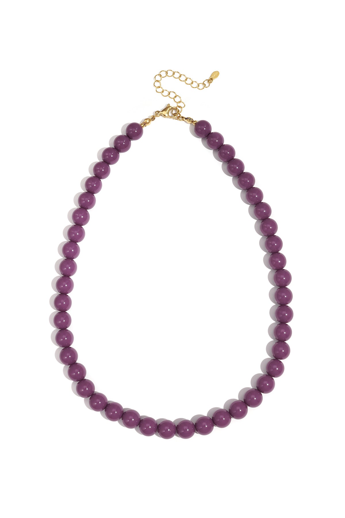 Ketting met medium kralen-10mm