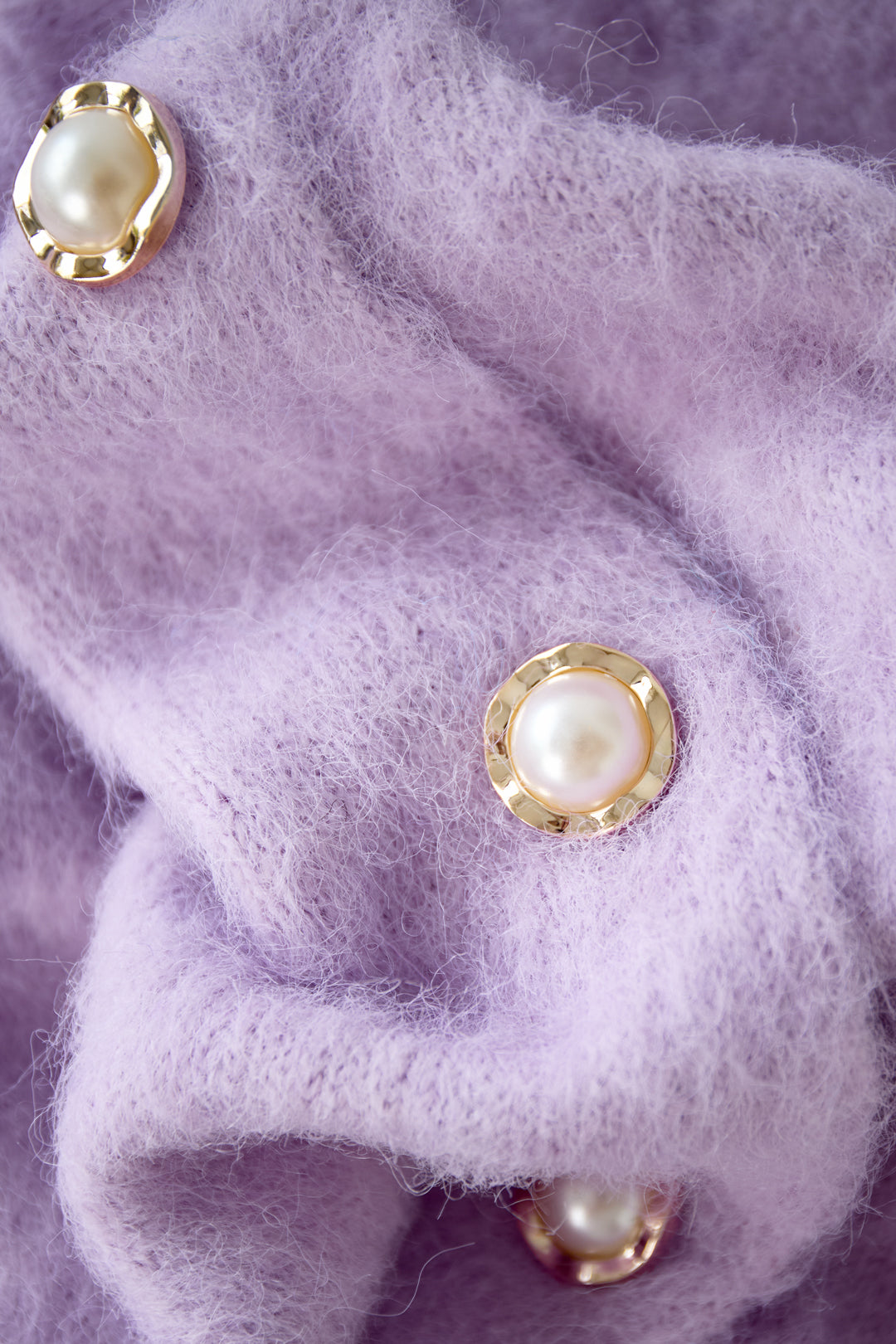 Knitted Polyester Fiber Women's Knit Cardigan Casual Solid Color