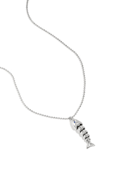 Ketting met bewegende vis charm