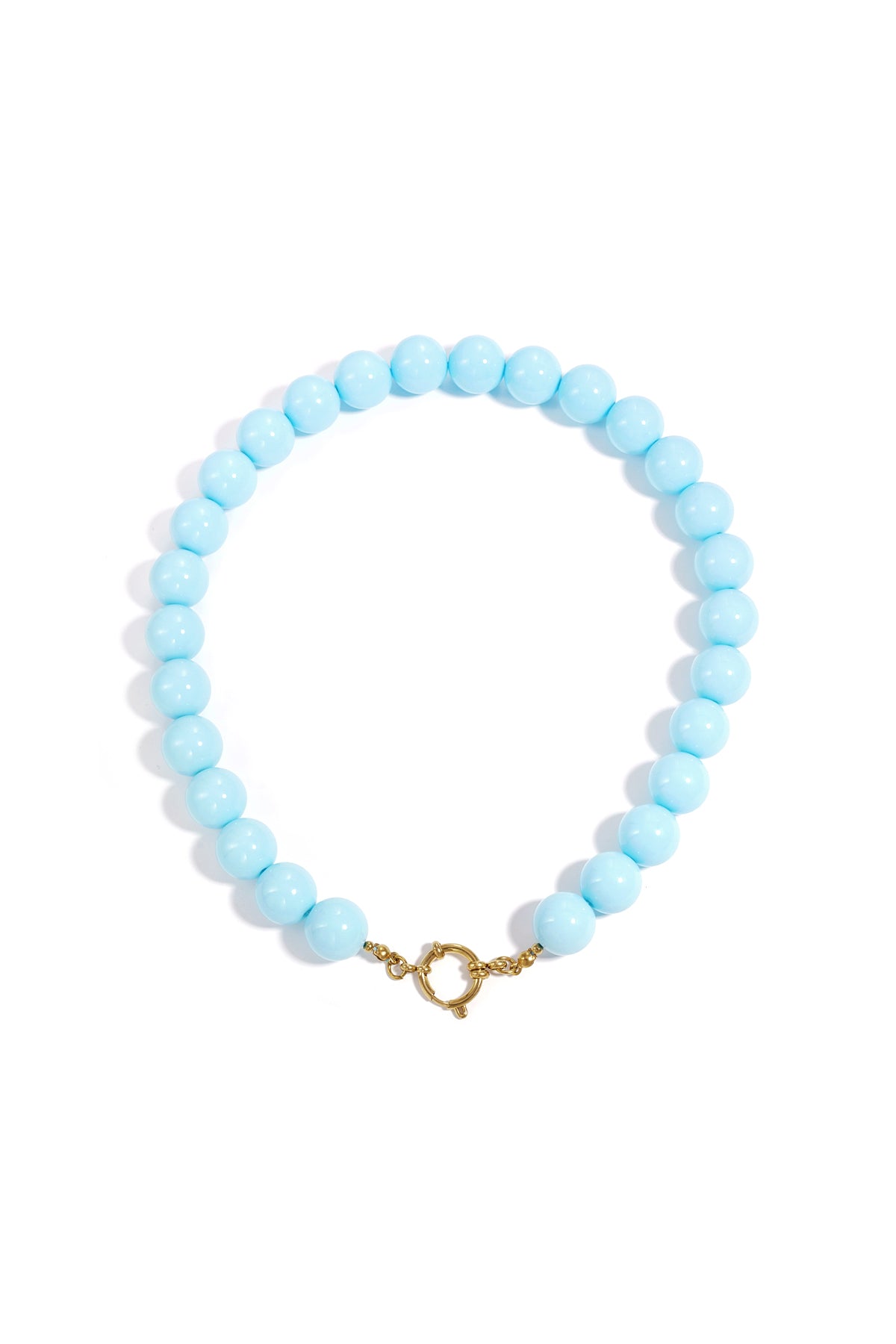 Resin Beaded Necklaces Beads Casual Daily Simple Series Women's jewelry-15mm