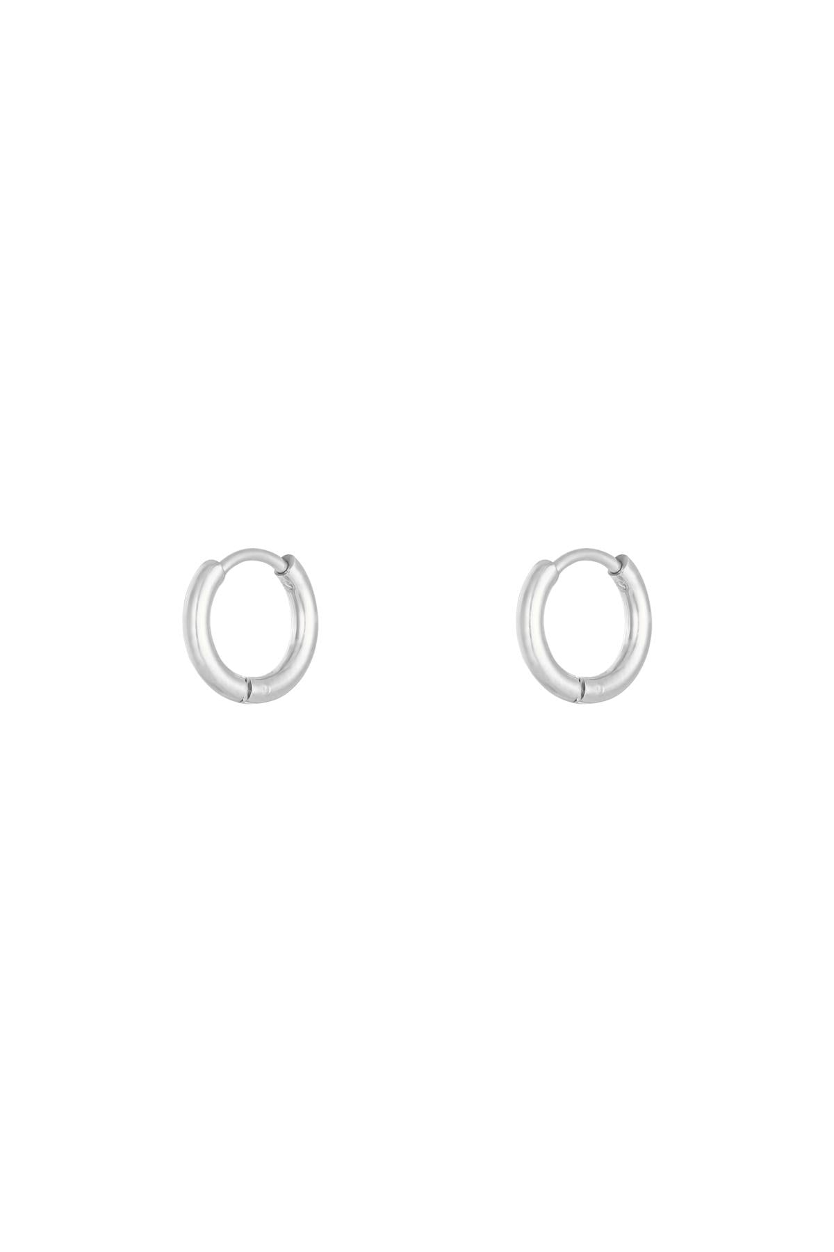 Earrings Little Hoops 1,2cm Gold Color Stainless Steel