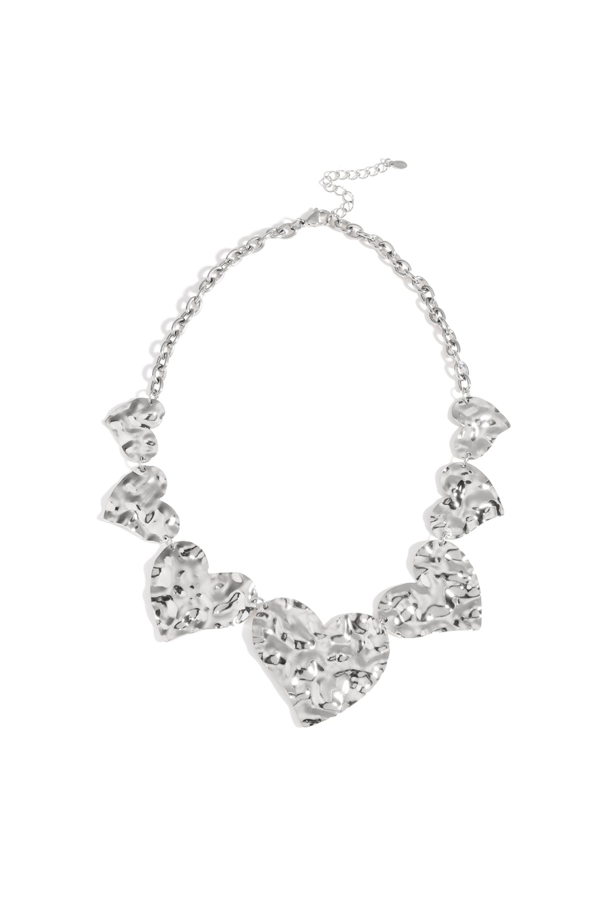 Roestvrijstalen kettingen met hart, casual, eenvoudige serie, damessieraden