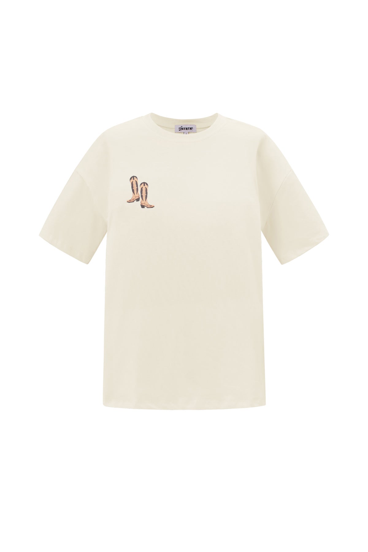 Cotton Knitted Women's T-shirt Casual Cartoon