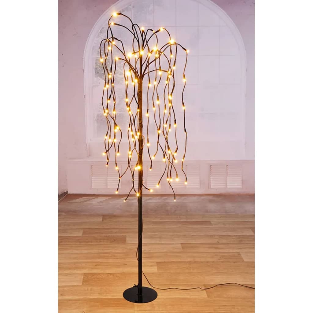 Hi Lichtboom Wilg 108 Led's 120 Cm Lichtbruin