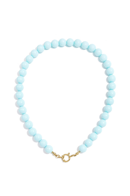 Ketting met kralen en frontsluiting-12mm