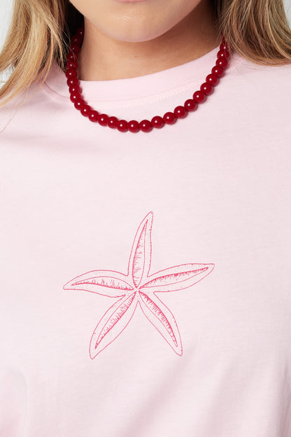 Ketting met medium kralen-10mm