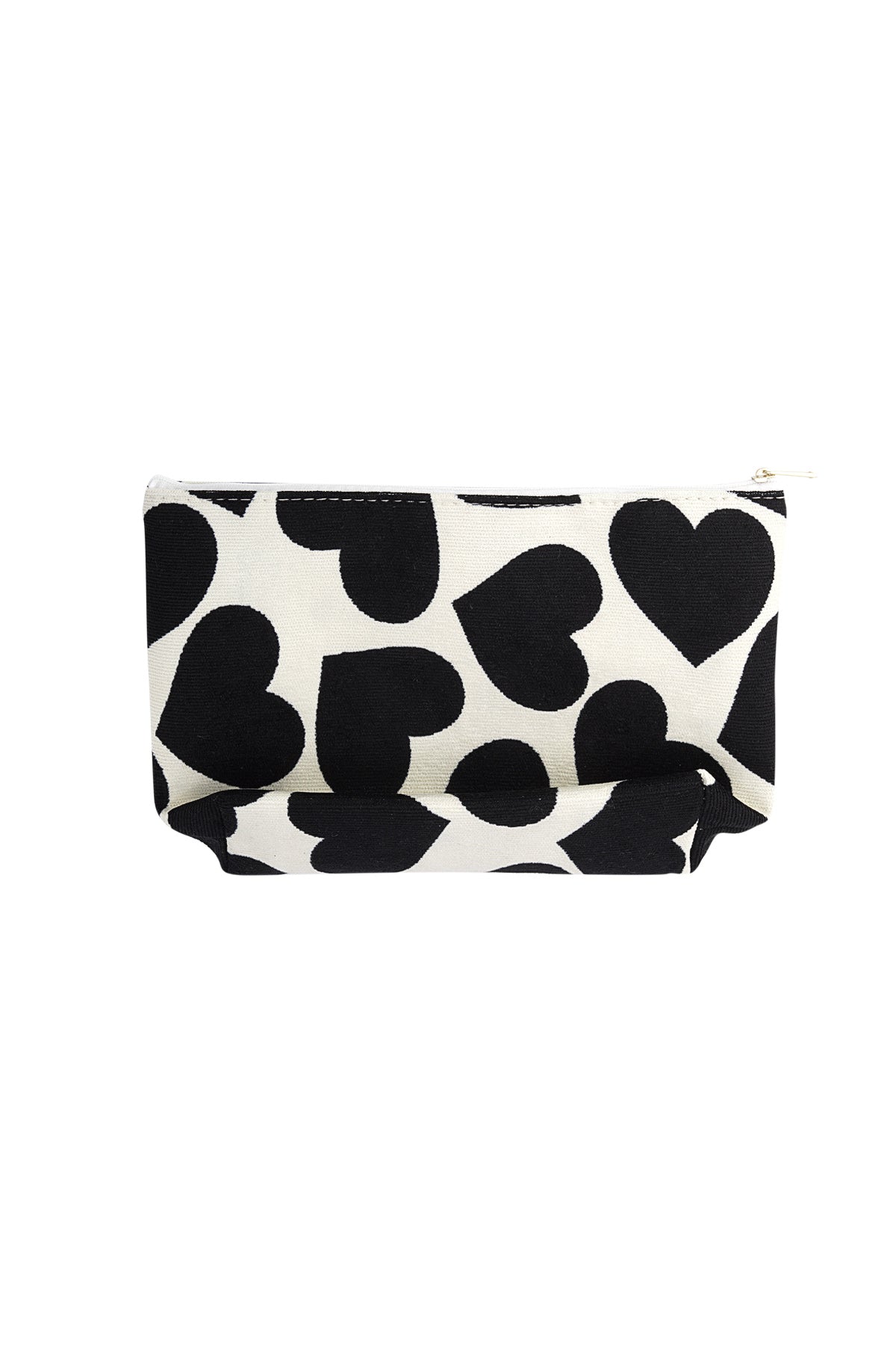 Make-up bag with hearts