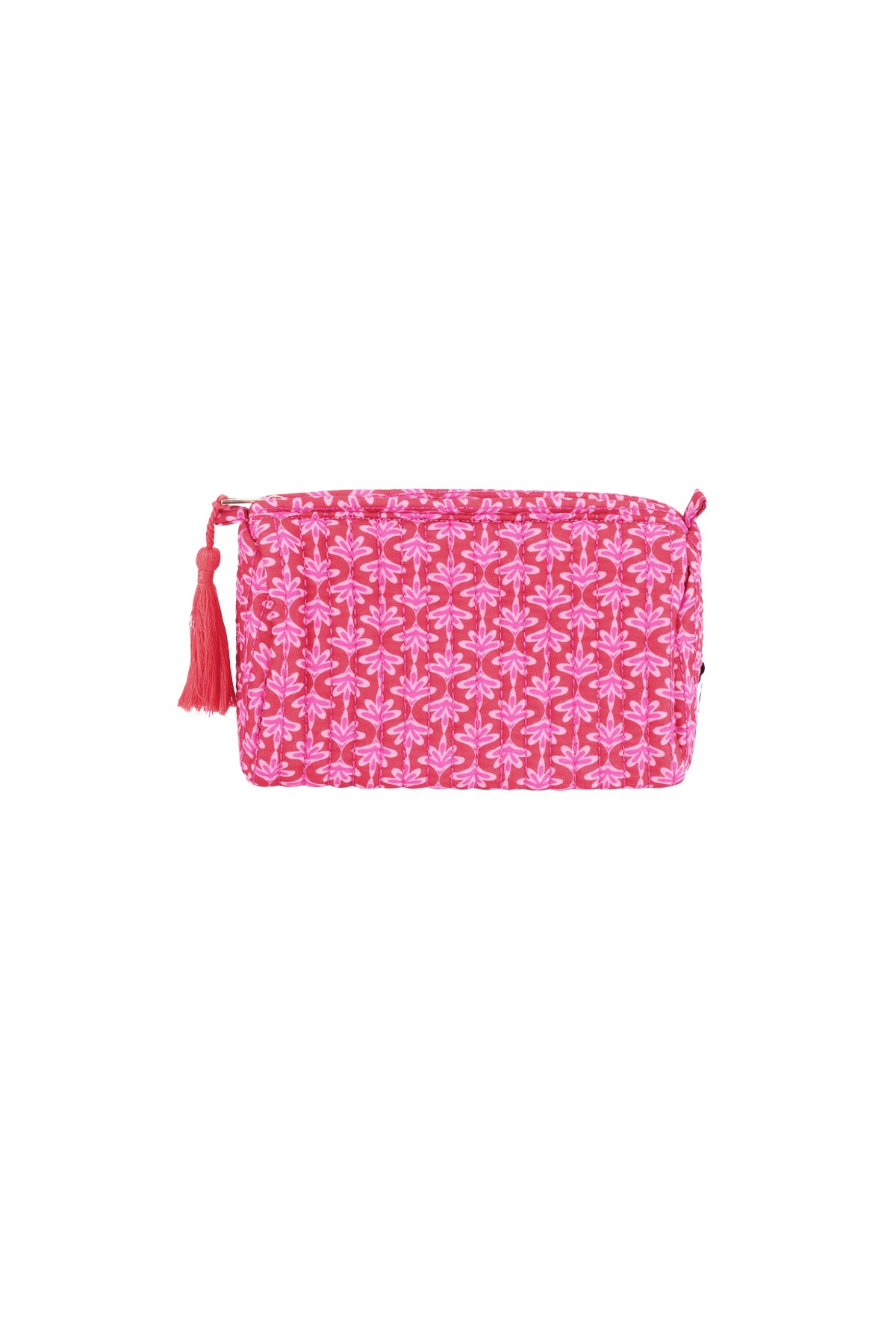Floral makeup bag