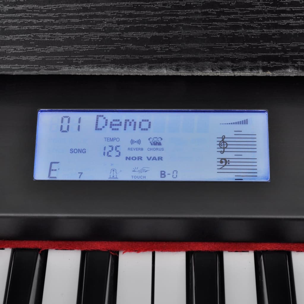 Elektronische/Digitale piano met 88 toetsen en bladhouder