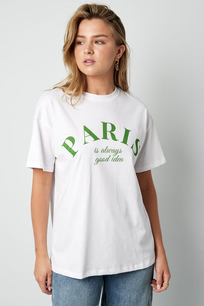 Cotton Women's T-shirt Casual Letters