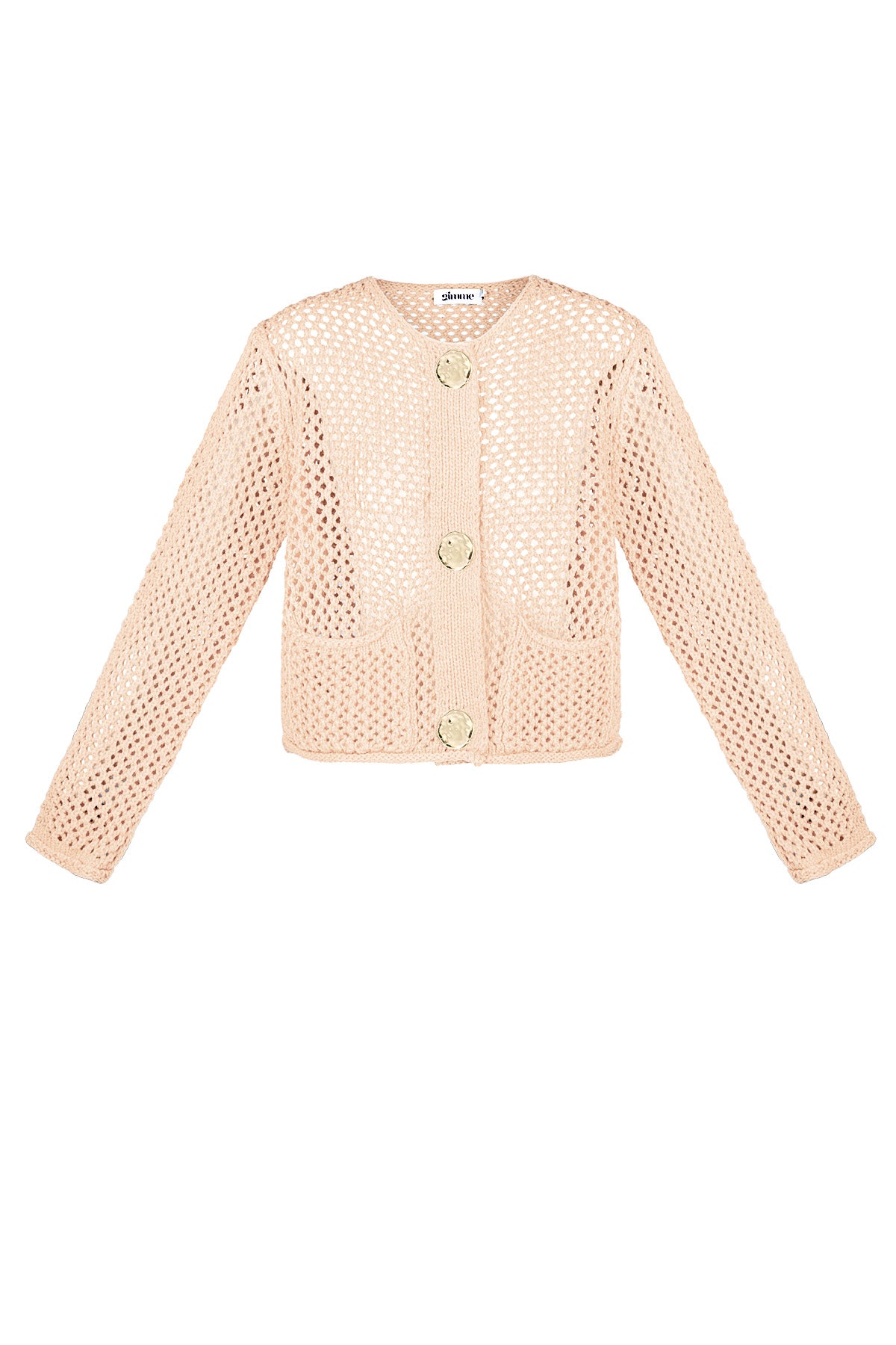 Knitted Polyester Women's Cardigan Open Front Crochet Pattern