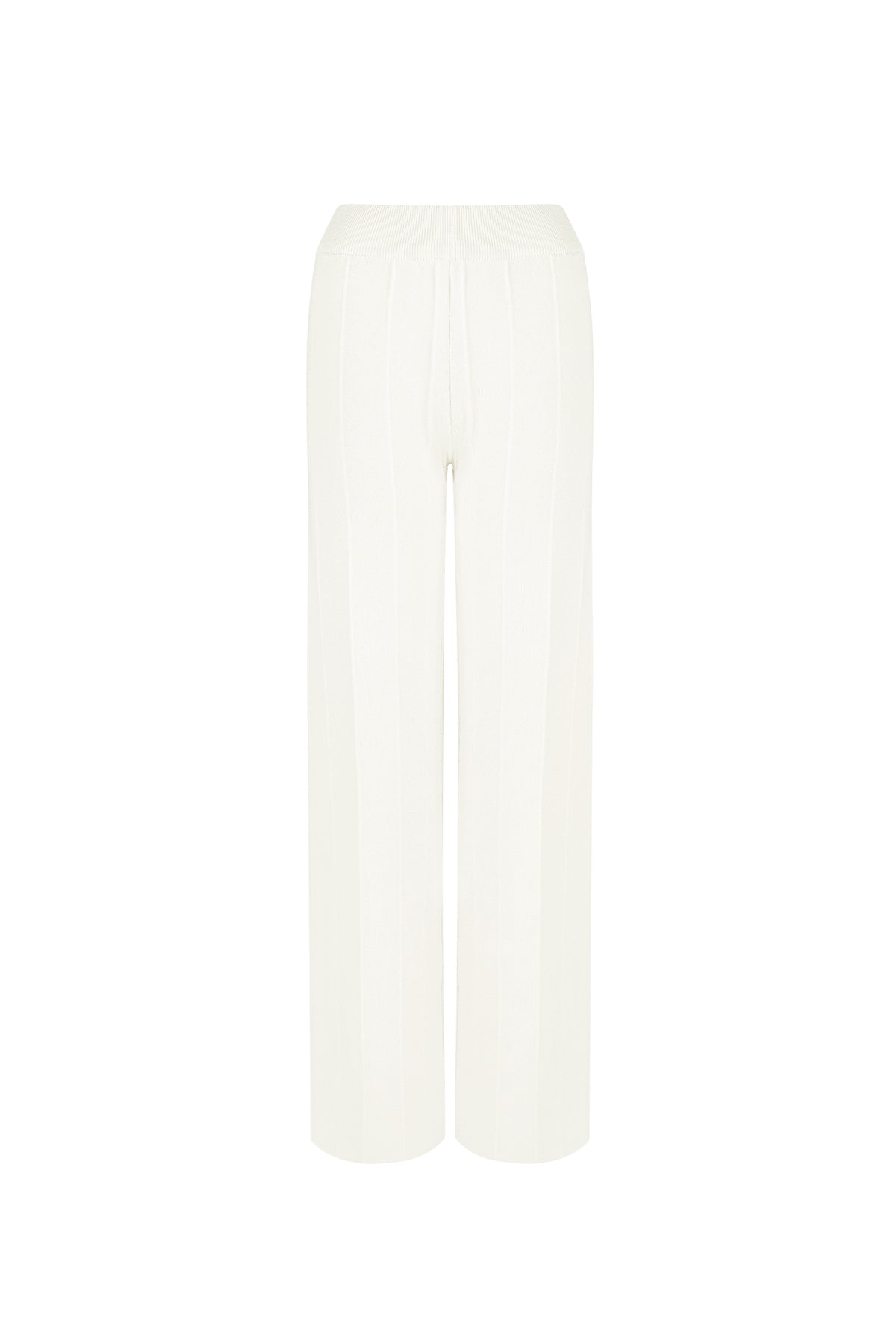 Viscose Women's Wide Leg Pants Conservative Solid Color