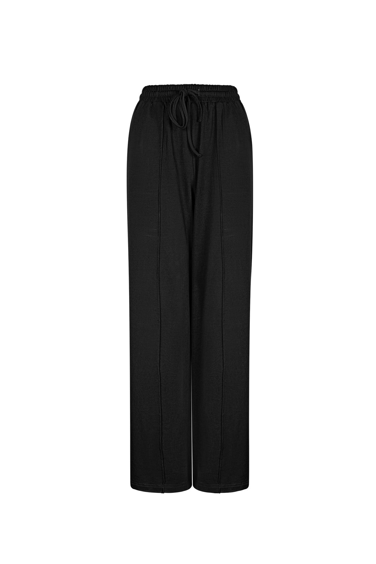 Cotton Women's Wide Leg Pants Comfortable Drawstring Waist