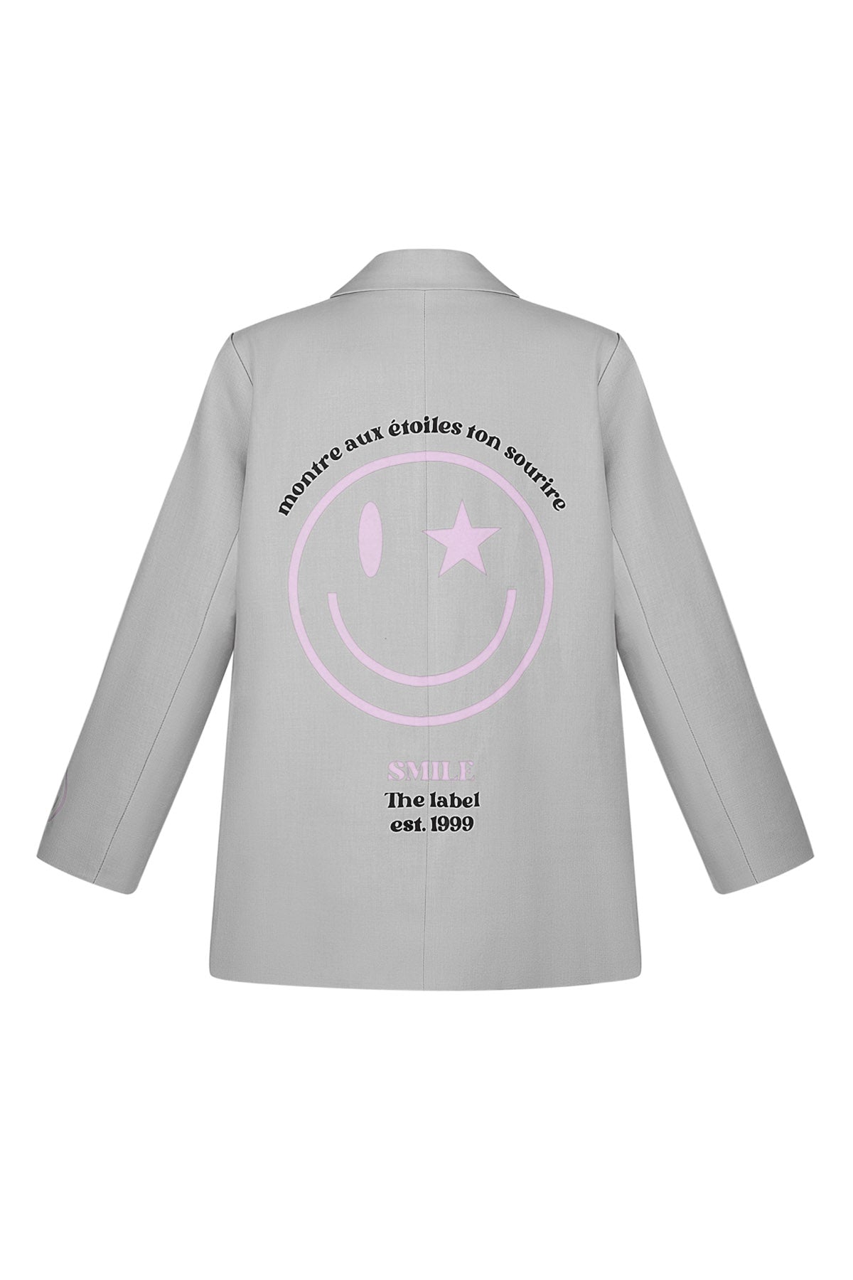 Polyester Women's Blazer Set Oversized Fit with Embroidered Logo