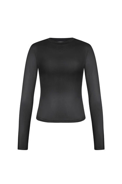 Polyester Women's Long Sleeve Top Bodycon Fit