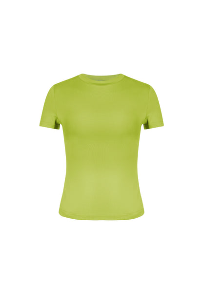 Polyester Women's Short Sleeve Top Fitted Bodycon