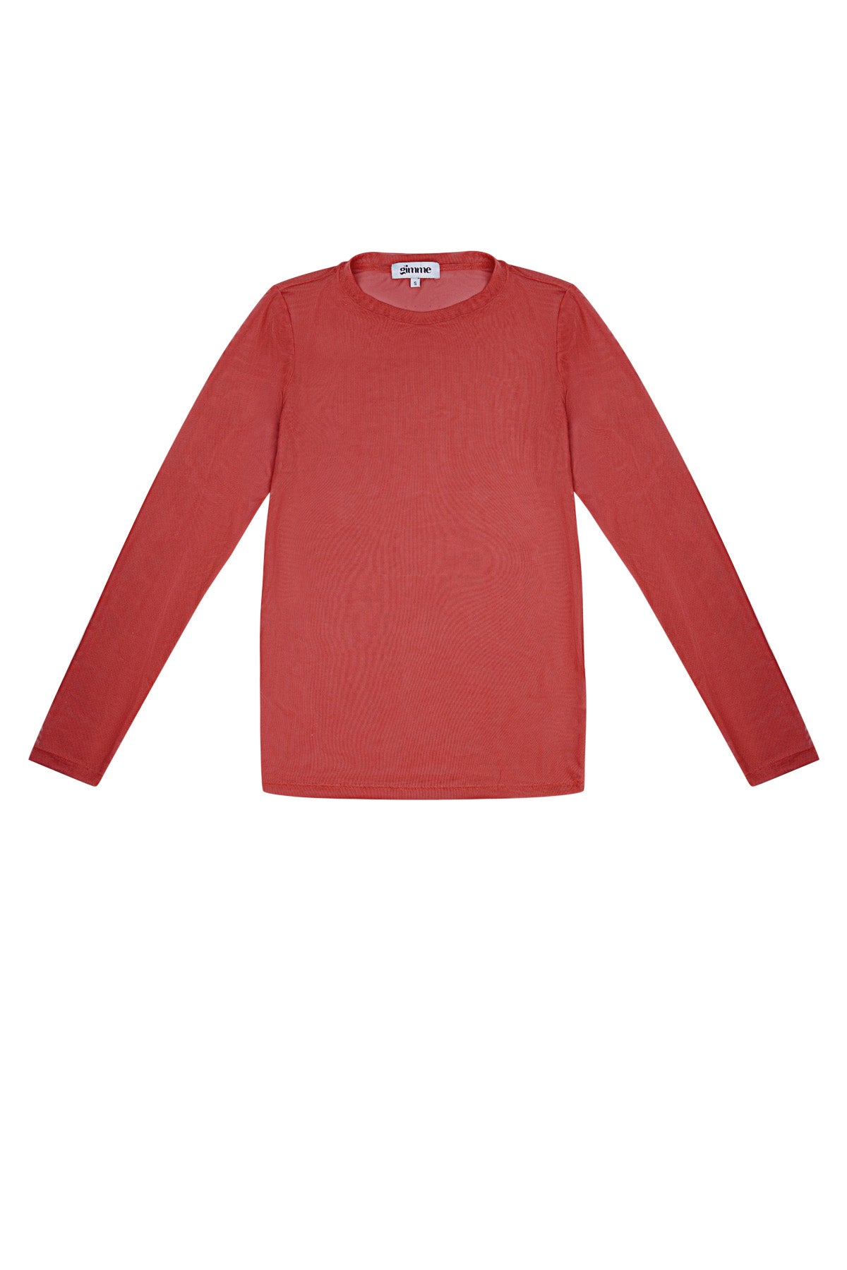 Polyester Women's Long Sleeve Top Sheer Mesh Sporty