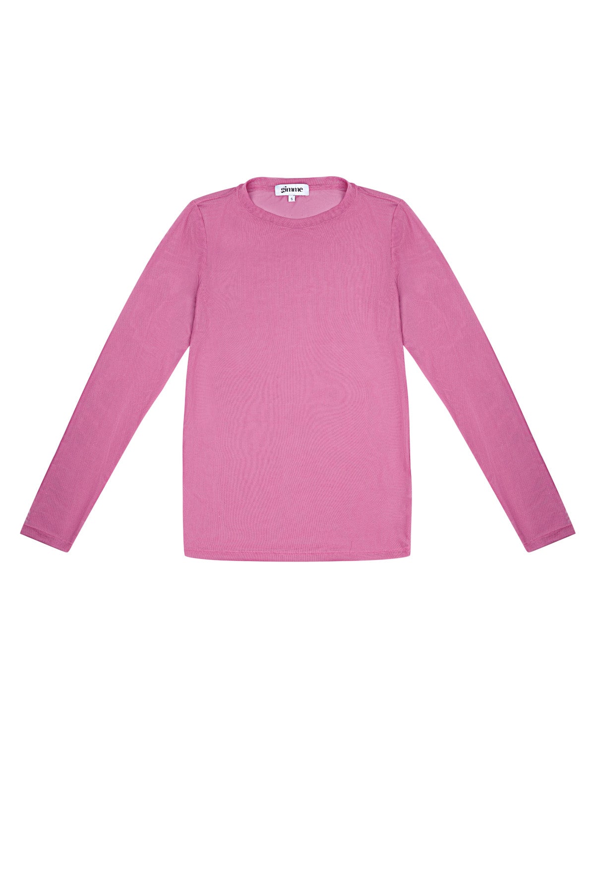 Polyester Women's Long Sleeve Top Sheer Mesh Sporty