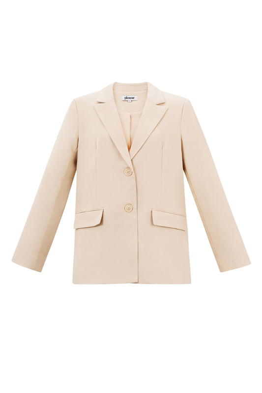 Polyester Women's Suit Set Tailored Bow Detail