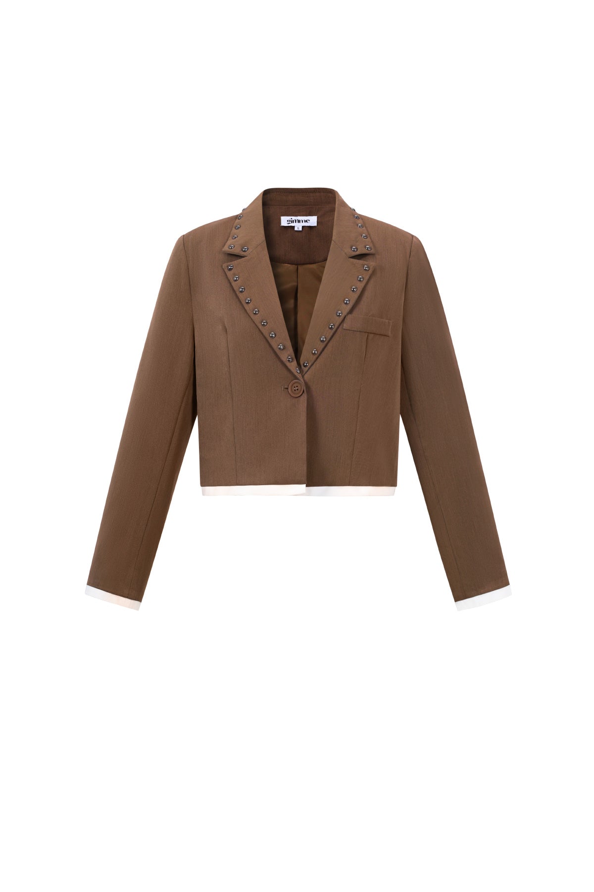 Woven Polyester Fiber Women's Suit Set Fall/Winter Street Solid Color