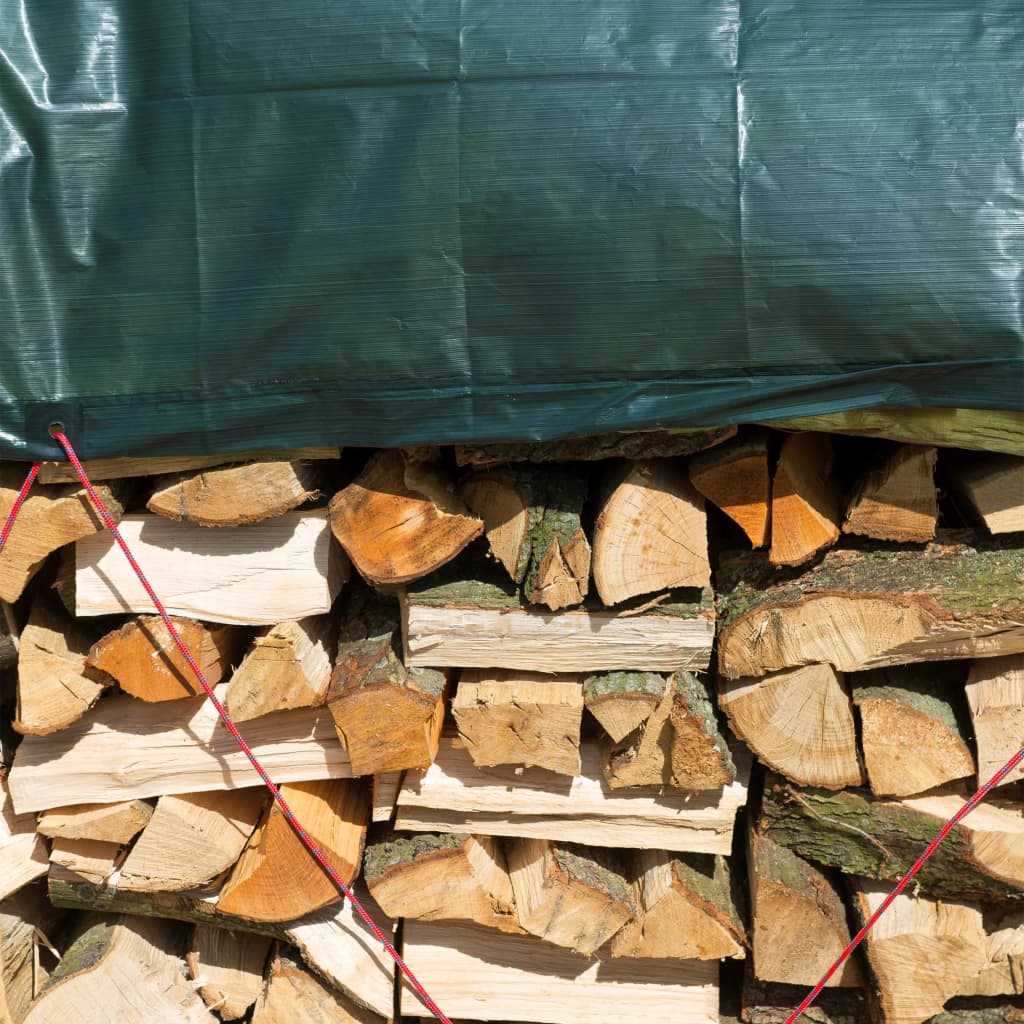 Nature Houtafdekzeil 1,5X6 M Pe Groen