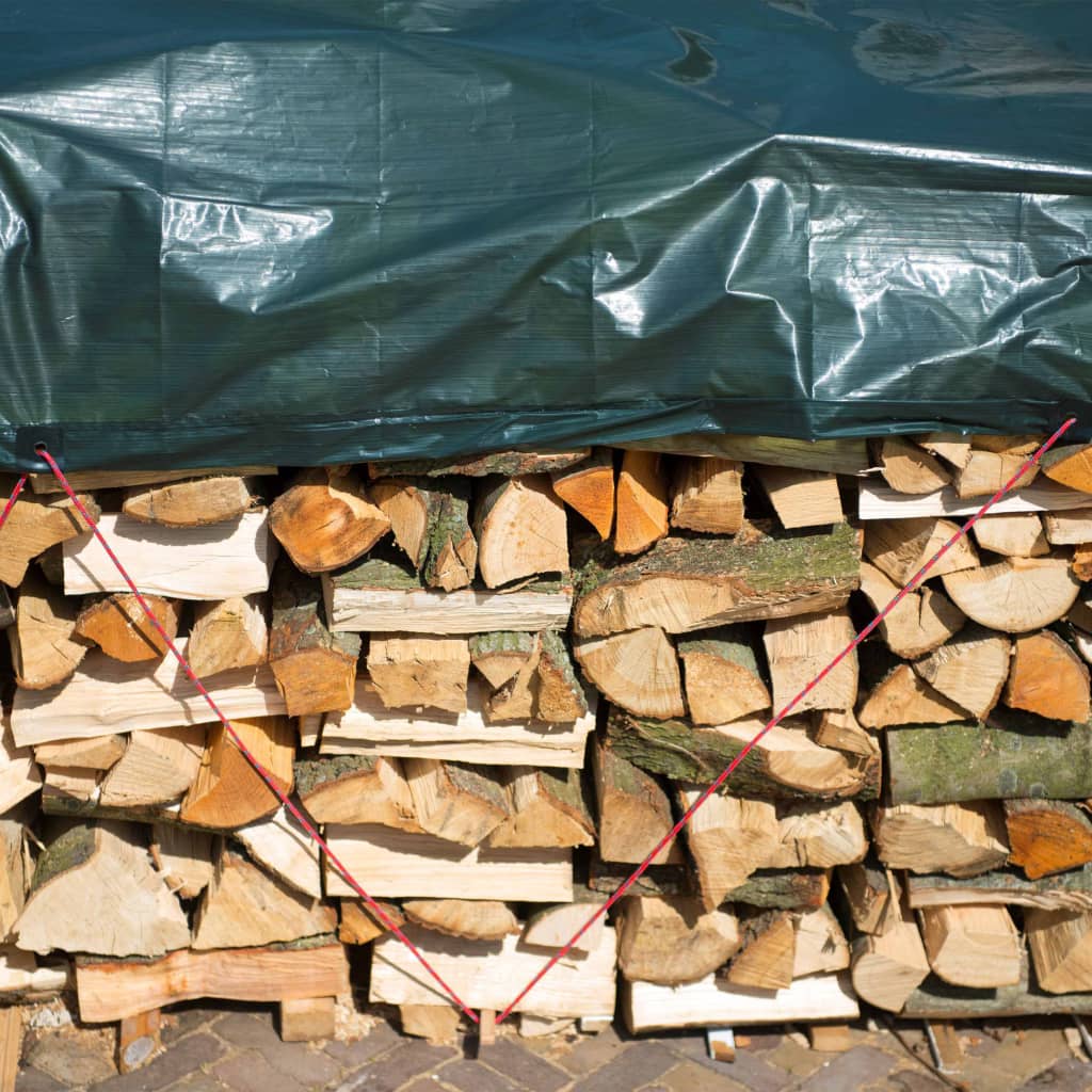 Nature Houtafdekzeil 1,5X6 M Pe Groen