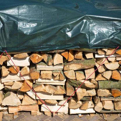 Nature Houtafdekzeil 1,5X6 M Pe Groen