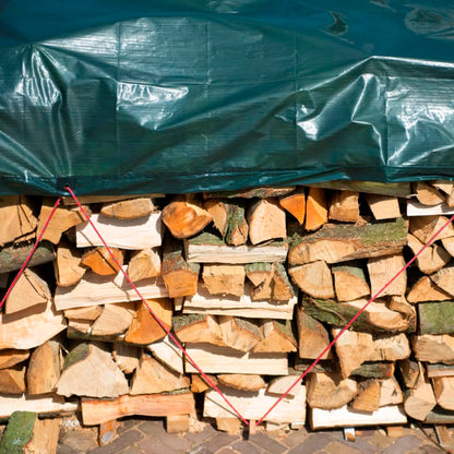 Nature Houtafdekzeil 1,5X6 M Pe Groen