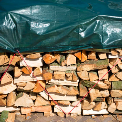 Nature Houtafdekzeil 1,5X6 M Pe Groen