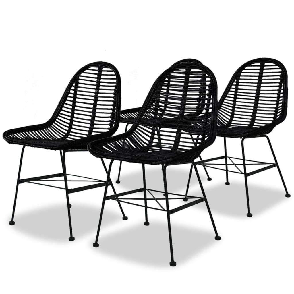 Eetkamerstoelen Natuurlijk Rattan