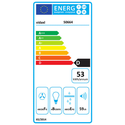 Eilandafzuigkap 756 M³/U Led 90 Cm Roestvrij Staal