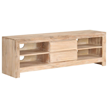 Tv-Meubel 120X30X40 Cm Massief Acaciahout