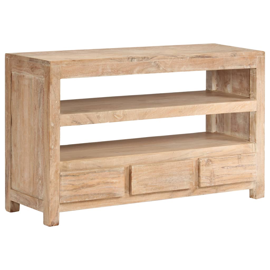 Tv-Meubel 90X30X55 Cm Massief Acaciahout