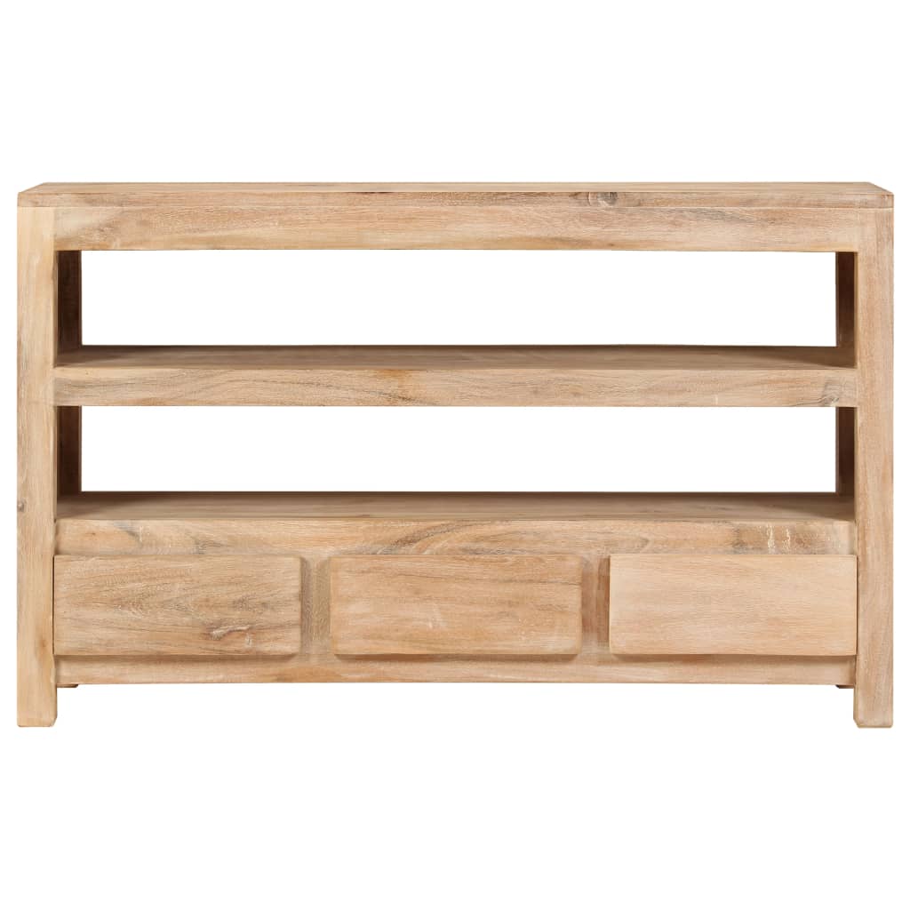 Tv-Meubel 90X30X55 Cm Massief Acaciahout