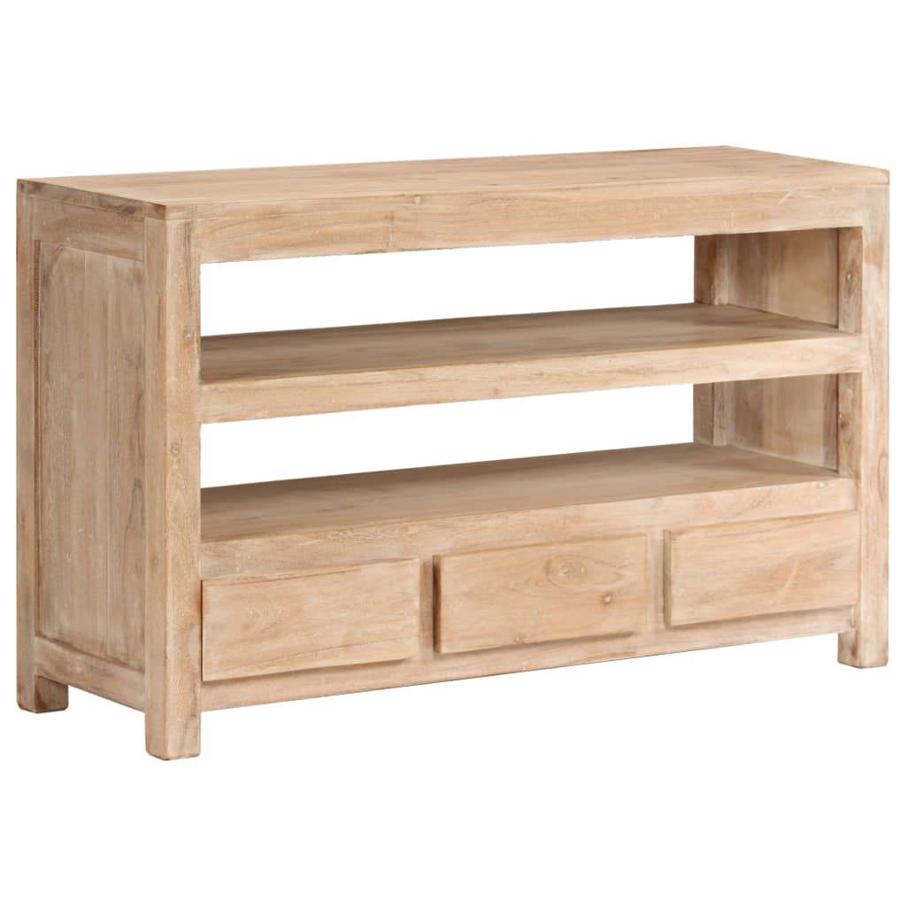 Tv-Meubel 90X30X55 Cm Massief Acaciahout