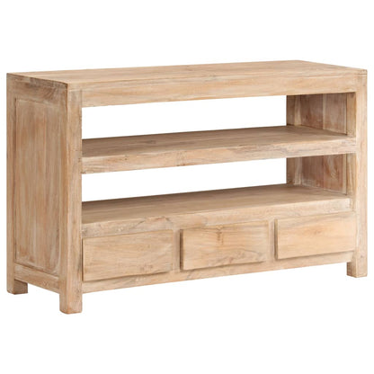 Tv-Meubel 90X30X55 Cm Massief Acaciahout