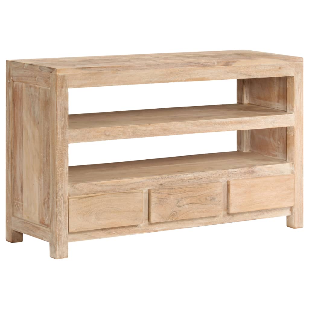 Tv-Meubel 90X30X55 Cm Massief Acaciahout