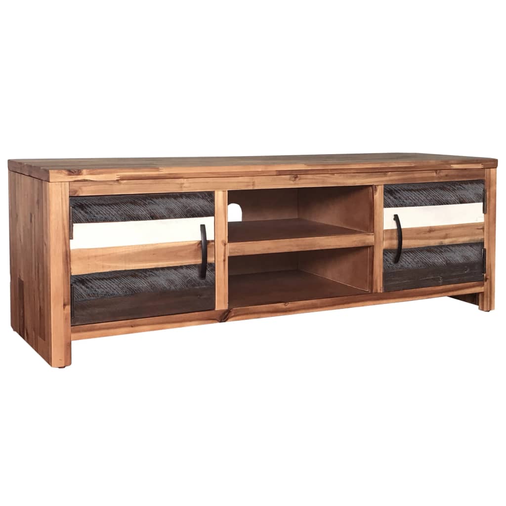 Tv-Meubel 120X35X40 Cm Massief Acaciahout