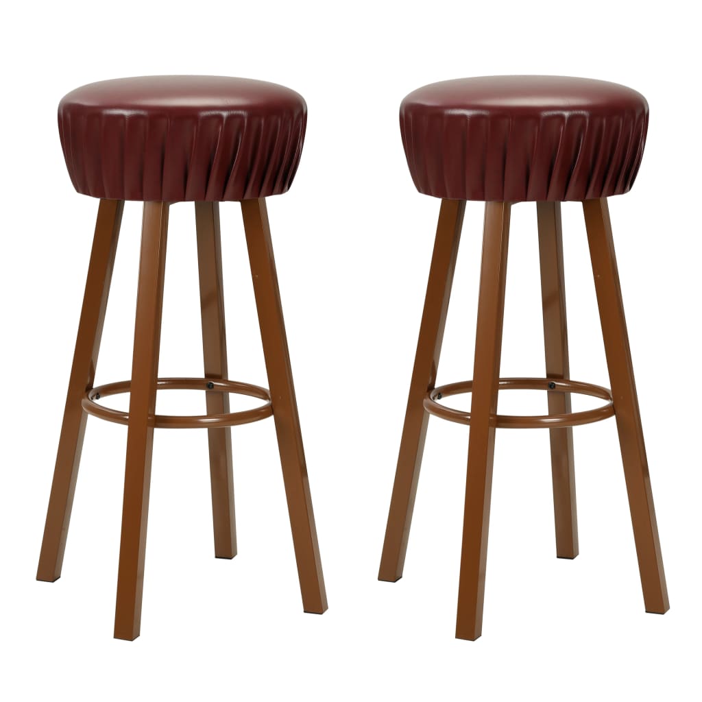 Barstoelen 2 St Kunstleer Bruin