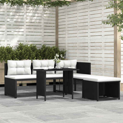 Tuinset Met Kussens Poly Rattan