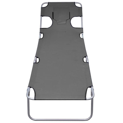 Ligbed Met Hoofdkussen Verstelbaar En Inklapbaar