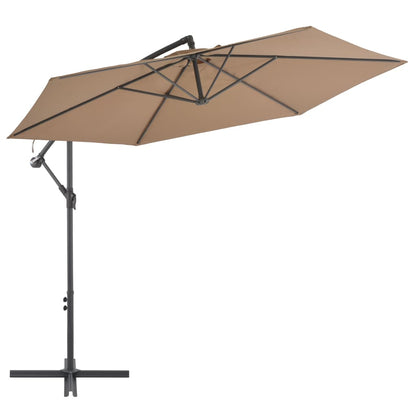 Zweefparasol Met Aluminium Paal 300 Cm Blauw