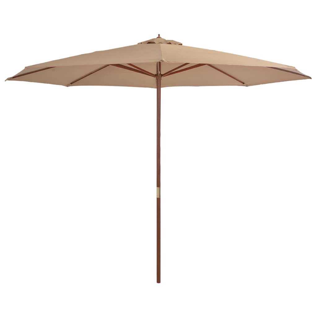 Parasol Met Houten Paal 350 Cm